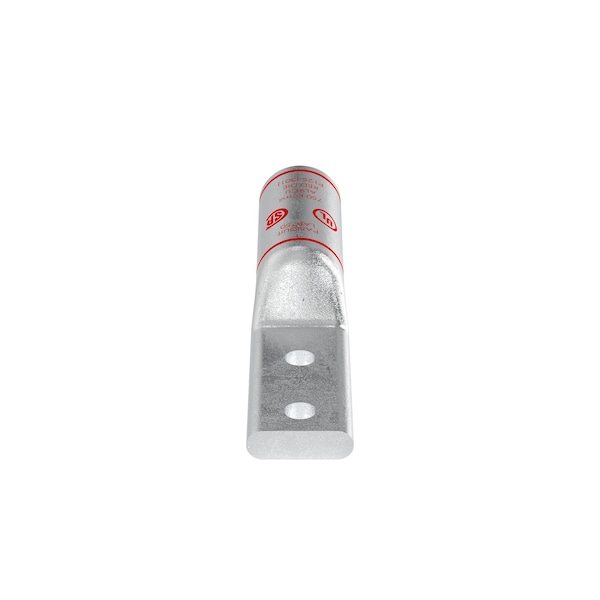 Panduit One-Hole Compression Lug, 750 kcmil Max, 1 to 2 in Stud, Standard Barrel, Aluminum, Red, 20 PK LAB750-12-20R - main